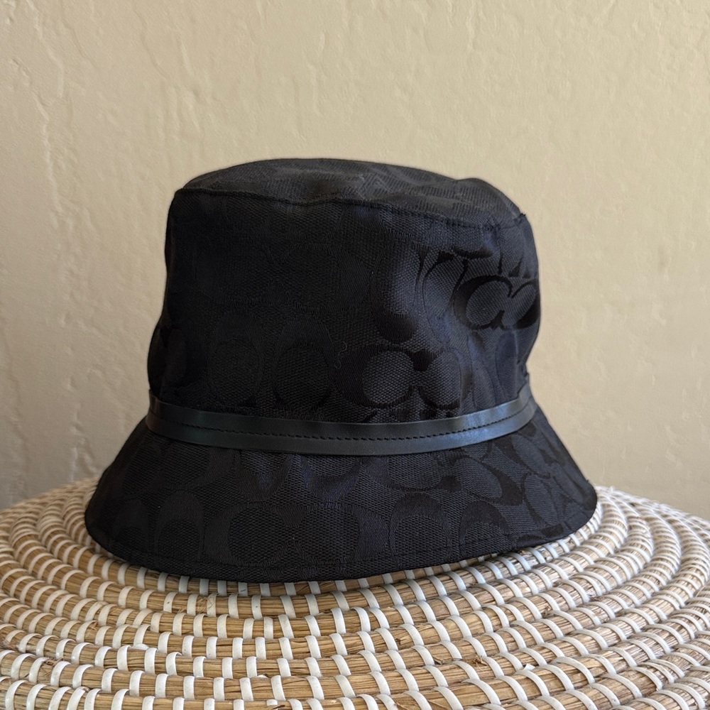 Coach Black Bucket Hat